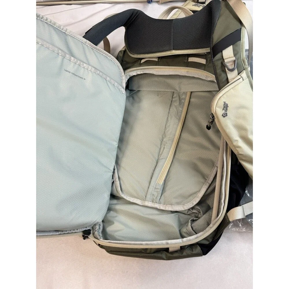 VSGO Pocket Ranger PR02 Outdoor Camera Bag 25L Expandable Off-White Green NEW